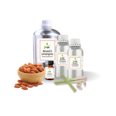 Almond Lemongrass soap FRAGRANCES min 1
