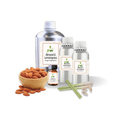 Almond Lemongrass soap FRAGRANCES min 1
