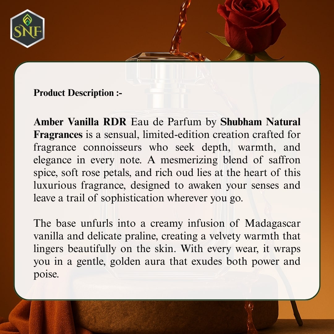 Amber Vanilla RDR | Eau de Parfum5