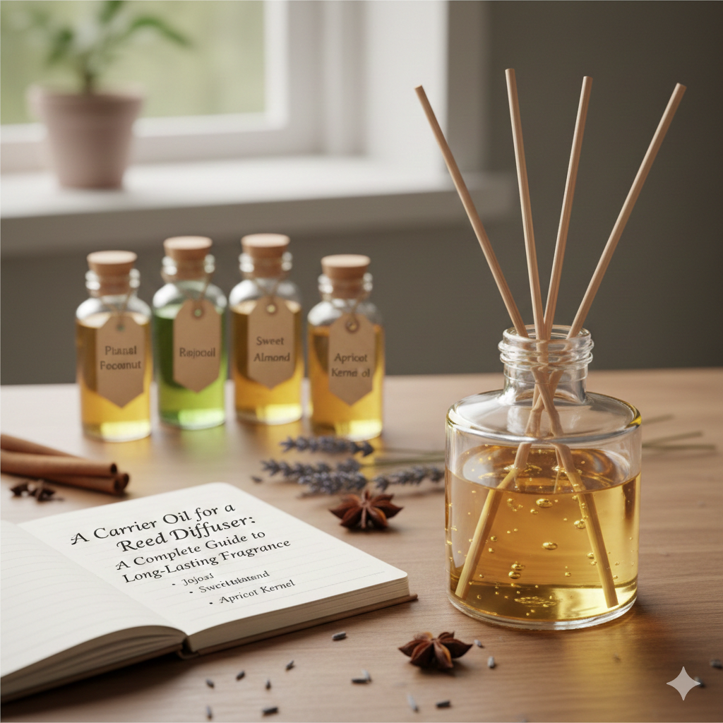 A carrier oil for a reed diffuser: A Complete Guide to Long-Lasting Home Fragrance